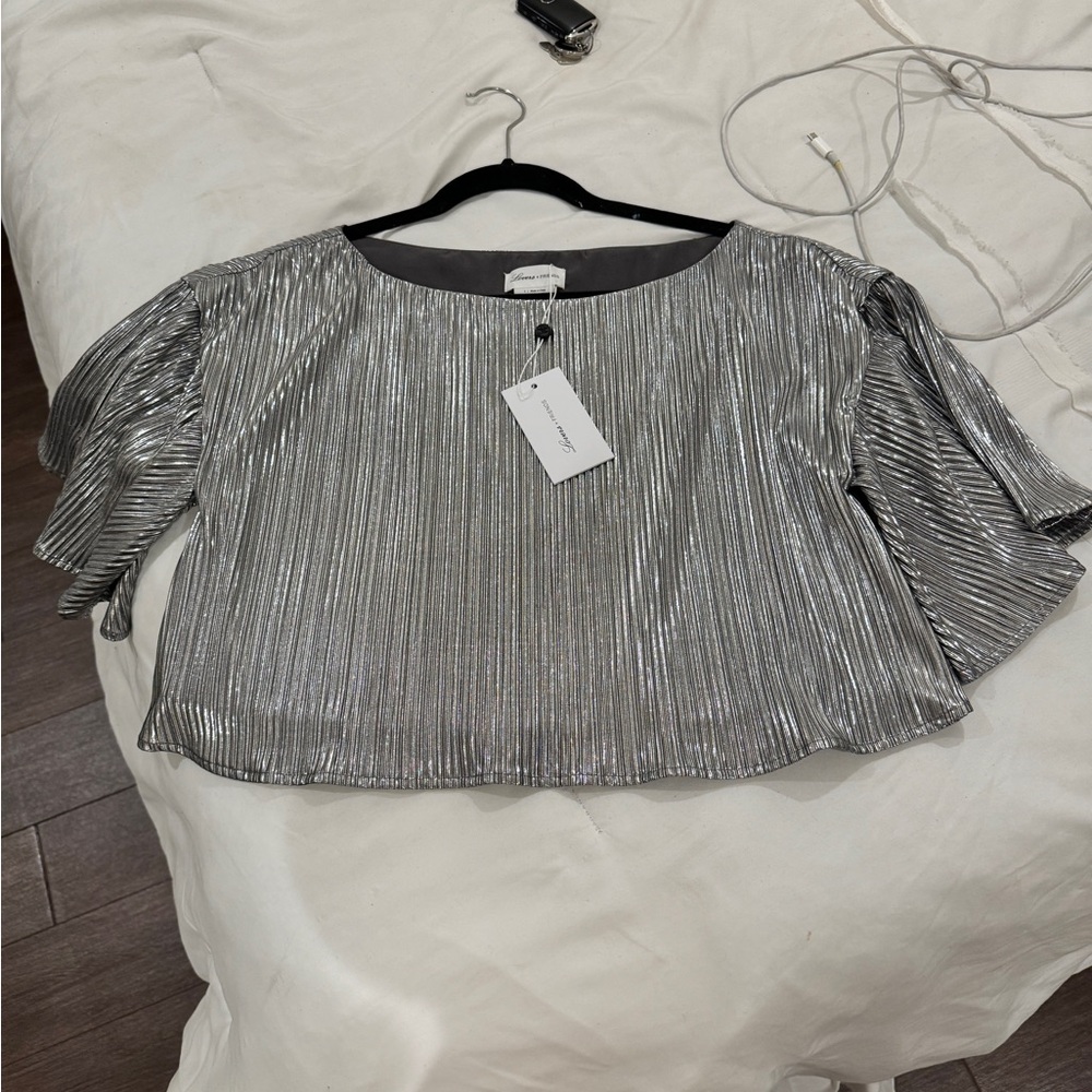 Lovers and Friends Platinum Shrit with tags